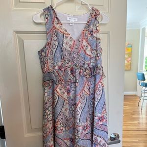 Motherhood Maternity mini pastel maternity dress